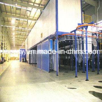 Industrial Powder Coating System with Curing Oven